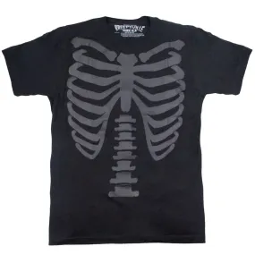 3D Skeleton Ribcage T-Shirt