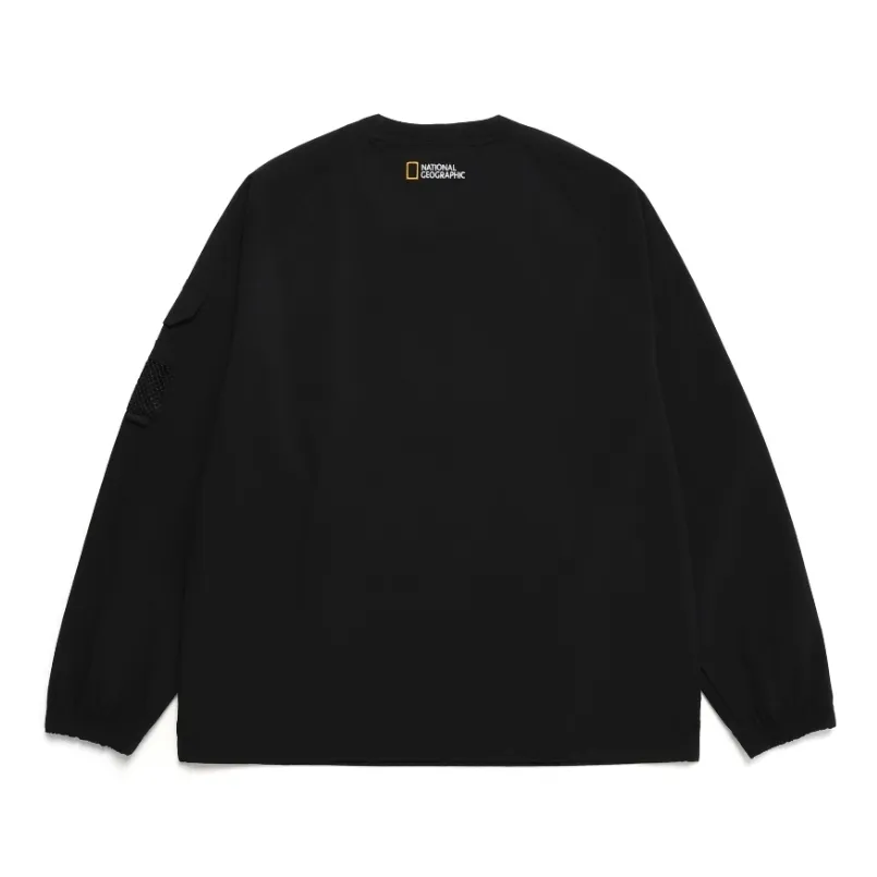 Street Style Long Sleeves Logo NATIONAL GEOGRAPHIC Sweatshirts