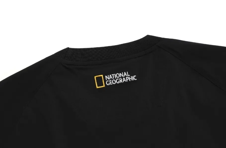 Street Style Long Sleeves Logo NATIONAL GEOGRAPHIC Sweatshirts