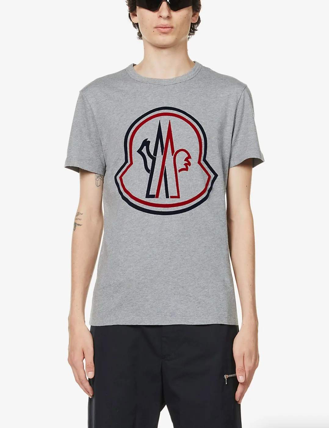 Unisex Street Style Logo T-Shirts by MONCLER