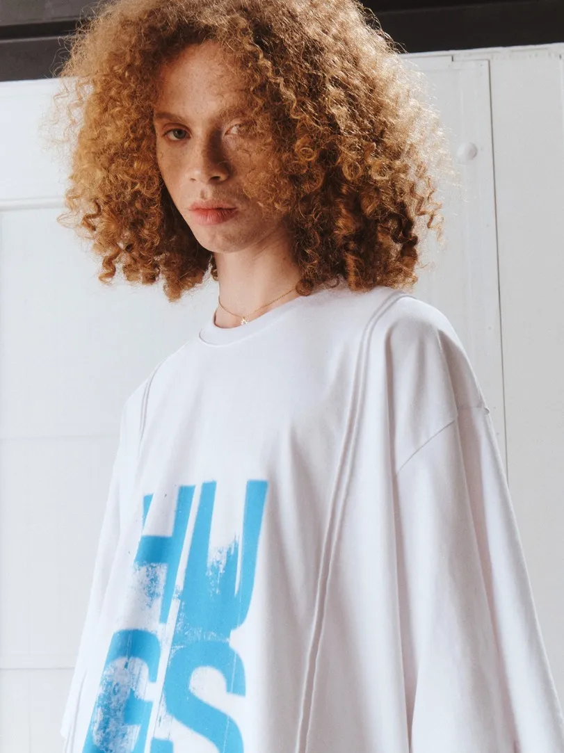 Unisex Street Style Logo T-Shirts with Short Sleeves by ADD SEOUL