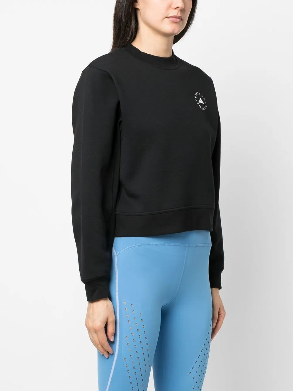 Adidas By Stella Mccartney Black Sweaters