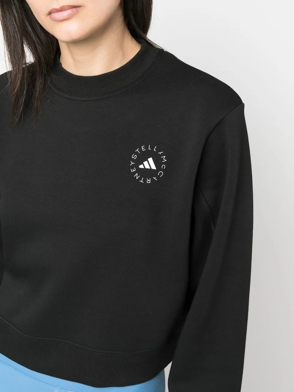 Adidas By Stella Mccartney Black Sweaters