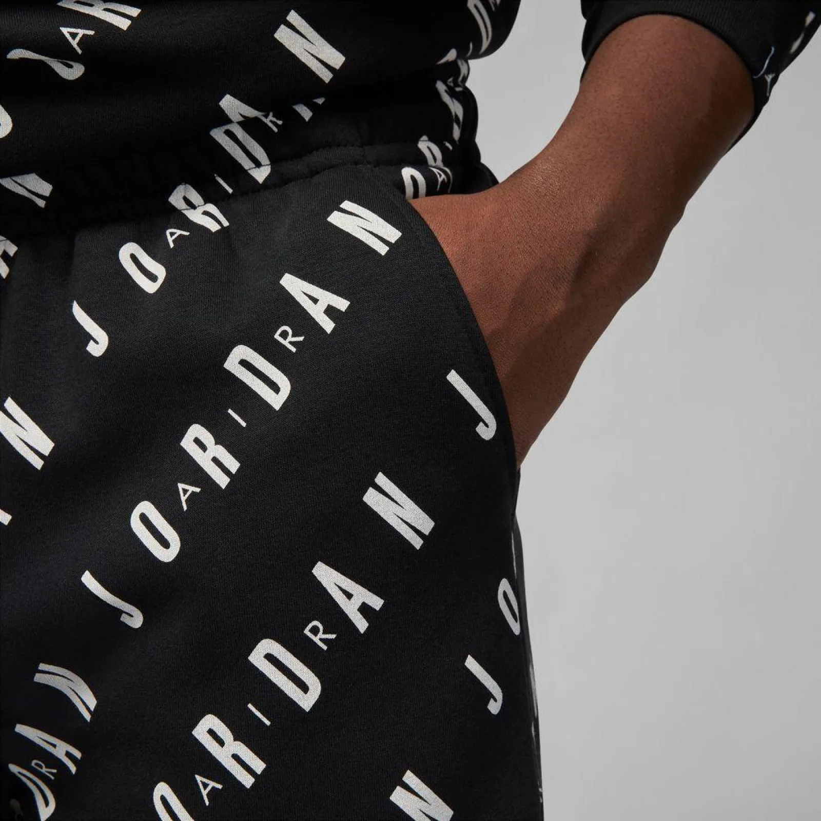 Air Jordan Essentials Graphic Black Fleece Pants