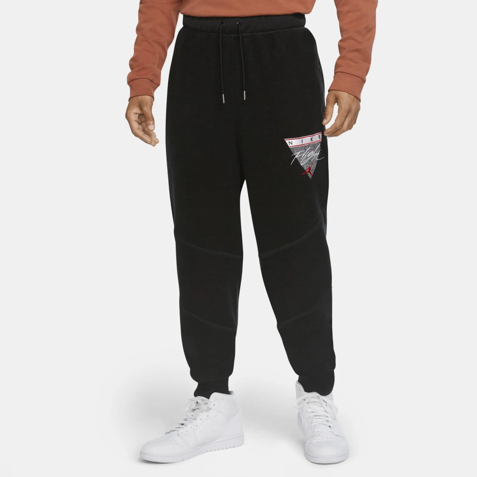 Black Air Jordan Flight Fleece Pants