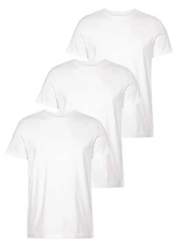 AJC Pack of Three Round Neck T-Shirts Grattan