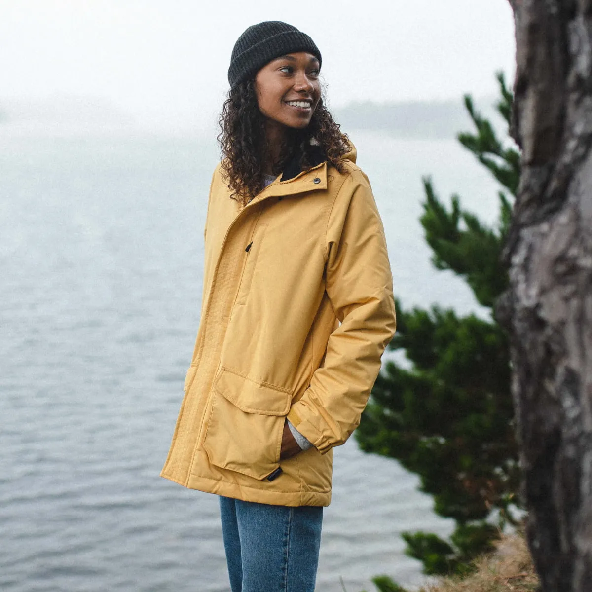 Alaska Recycled Jacket Ochre Yellow