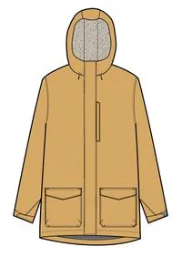 Alaska Recycled Jacket Ochre Yellow