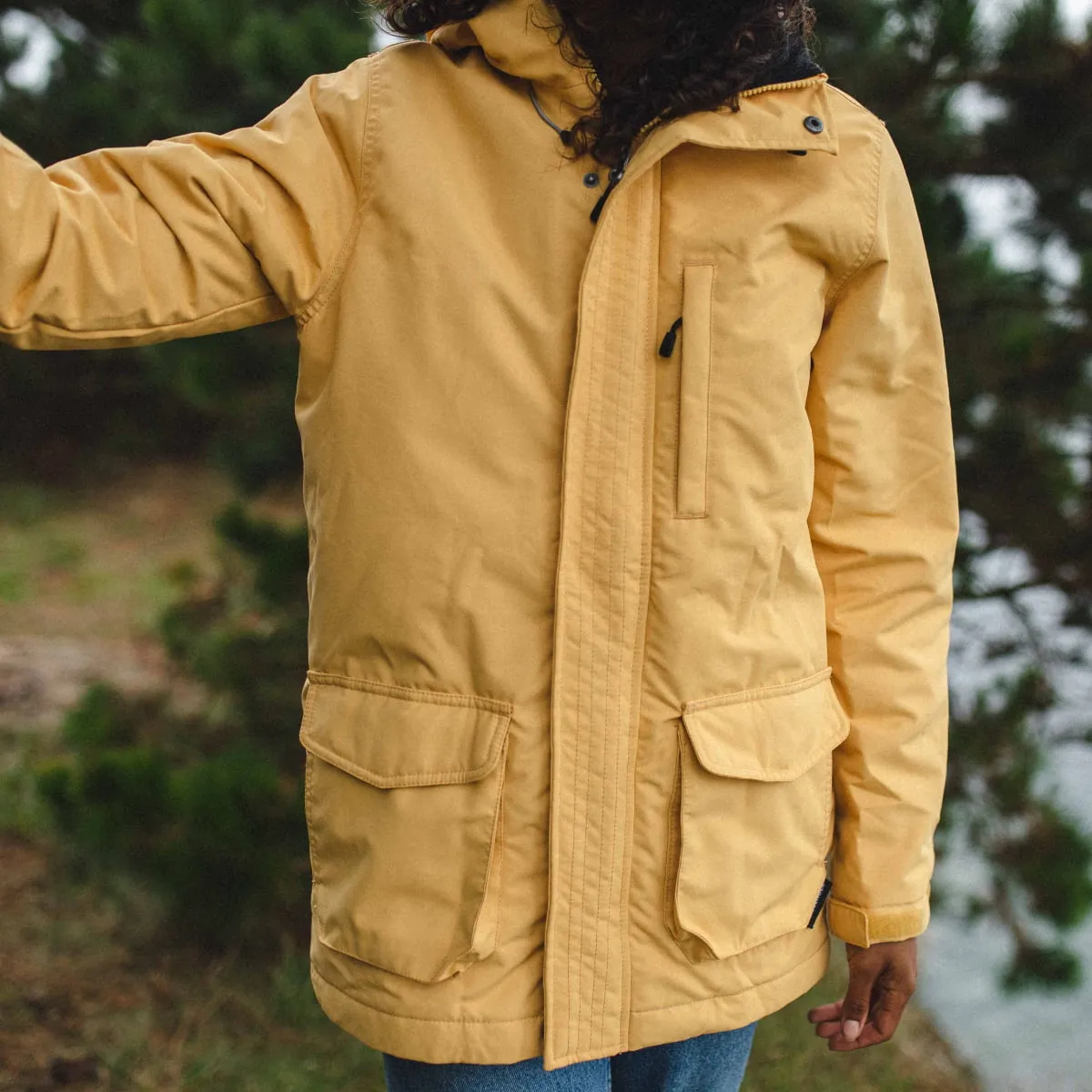 Alaska Recycled Jacket Ochre Yellow