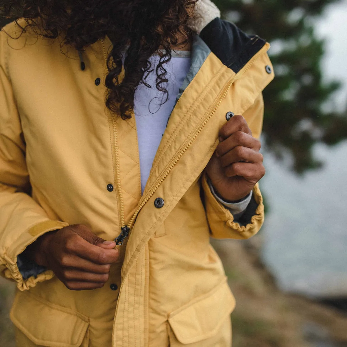 Alaska Recycled Jacket Ochre Yellow