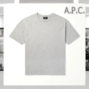 Plain Cotton Logo Tees