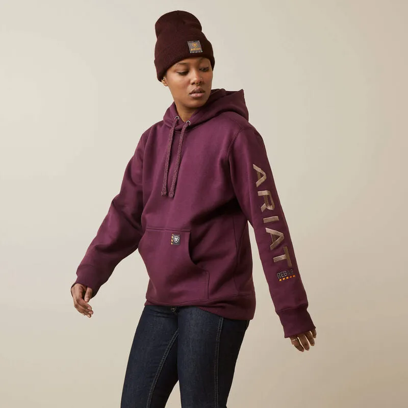 Fashionable Purple Rebar Graphic Hoodie by Ariat