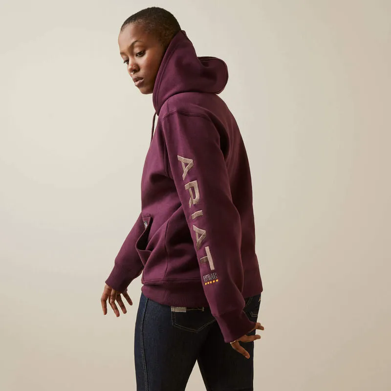 Fashionable Purple Rebar Graphic Hoodie by Ariat