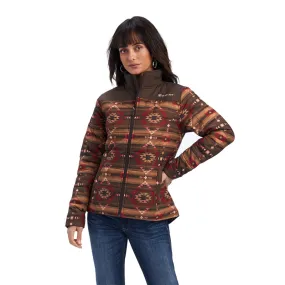 Women's Ariat Canyonlands Print Brown Insulated Jacket