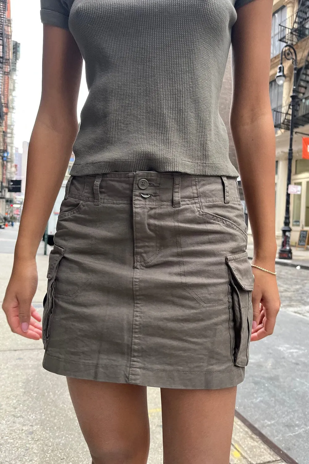 Cargo Mini Skirt by Beverly