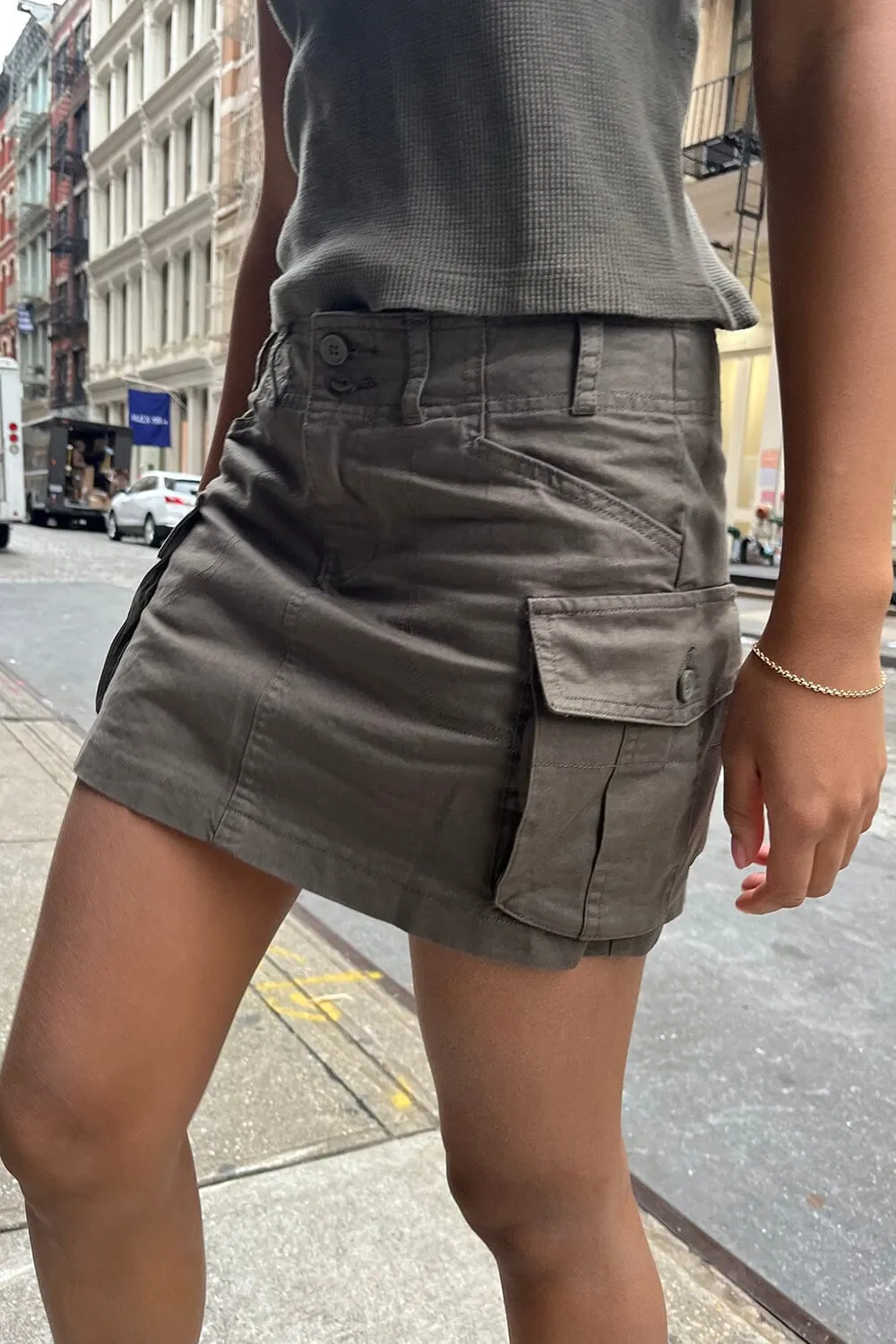 Cargo Mini Skirt by Beverly