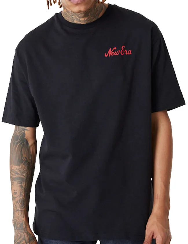 Men's Character Oversized Tee in Black