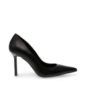 Black Leather Classie Pump