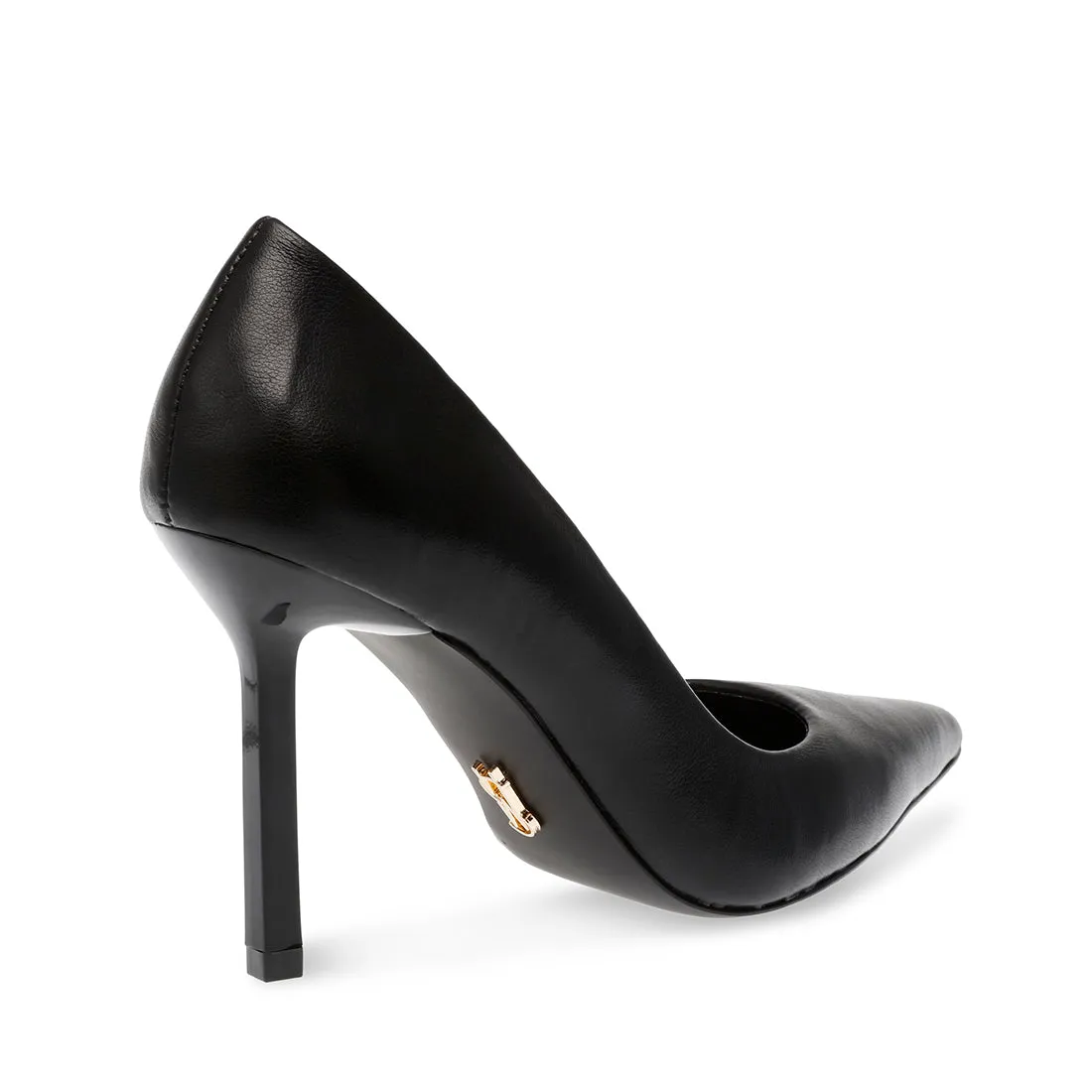 Black Leather Classie Pump