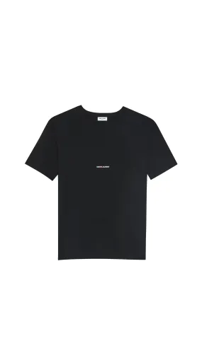 Black Saint Laurent Rive Gauche T-shirt