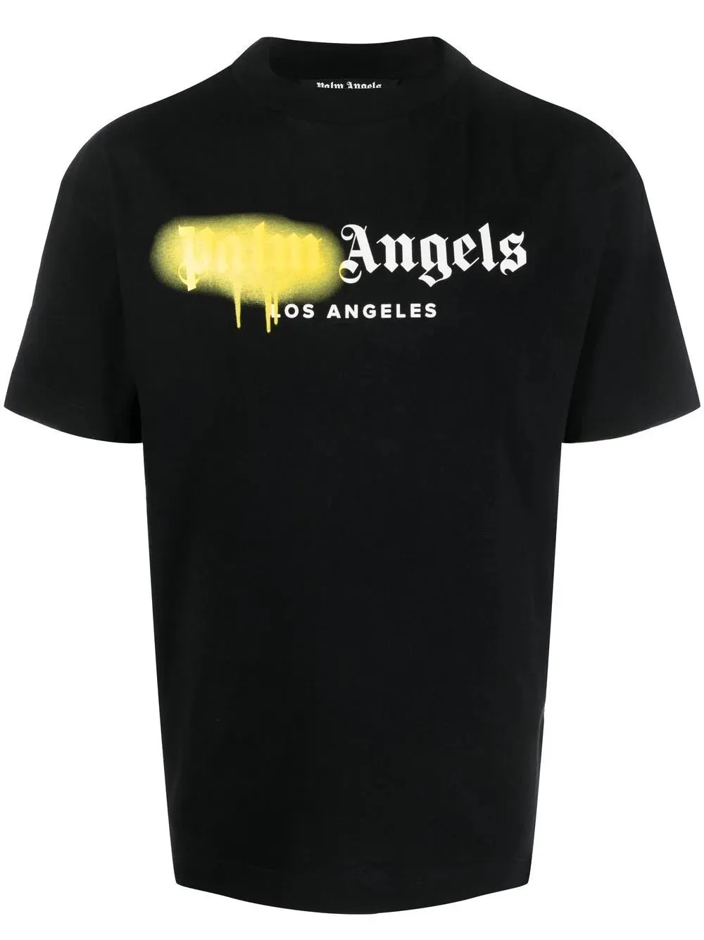 Black Sprayed Los Angeles PALM ANGELS T-shirt