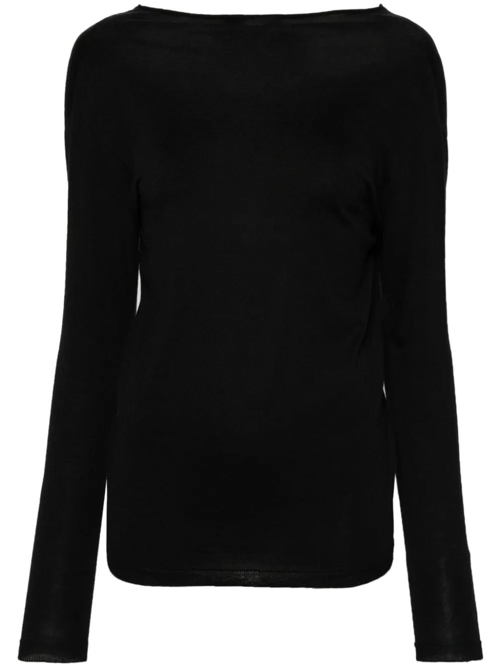 Black Wool Blend Sweaters by Fabiana Filippi