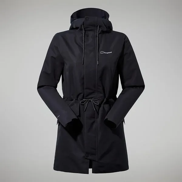 Foxghyll Hooded Parka for Women in Black/Grey