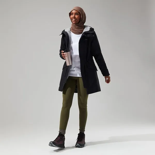 Foxghyll Hooded Parka for Women in Black/Grey