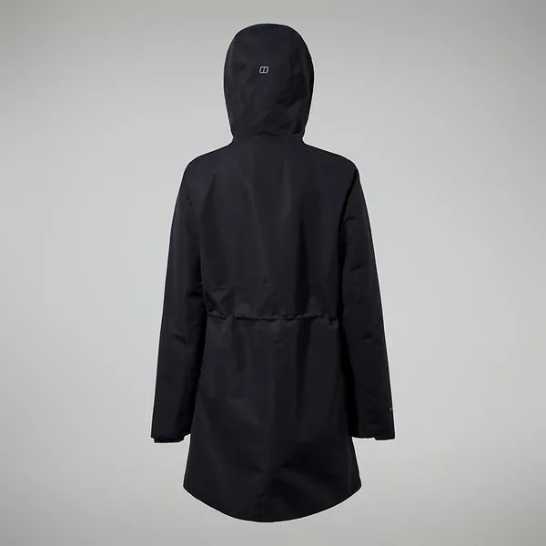 Foxghyll Hooded Parka for Women in Black/Grey