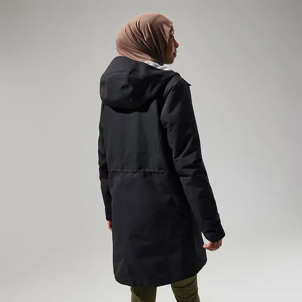 Foxghyll Hooded Parka for Women in Black/Grey