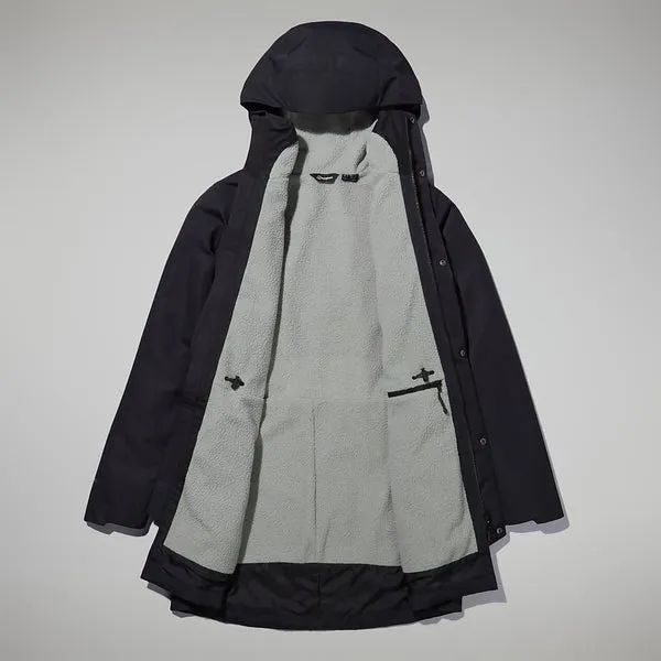 Foxghyll Hooded Parka for Women in Black/Grey