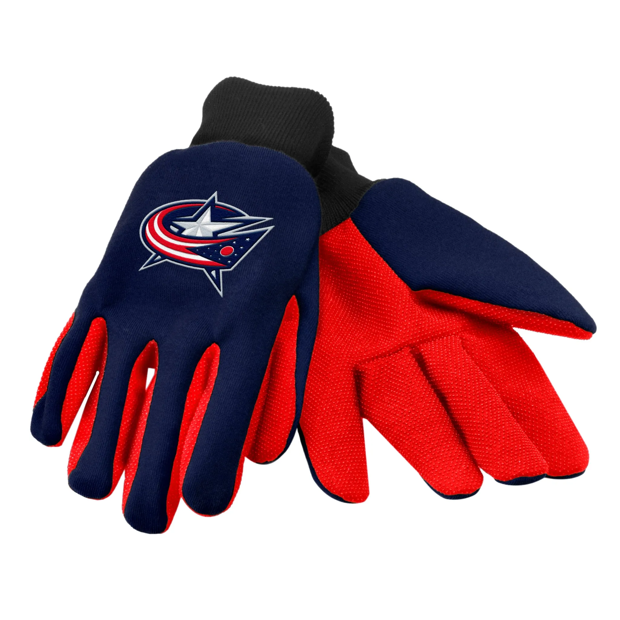 Blue Palm Gloves by Columbus Blue Jackets