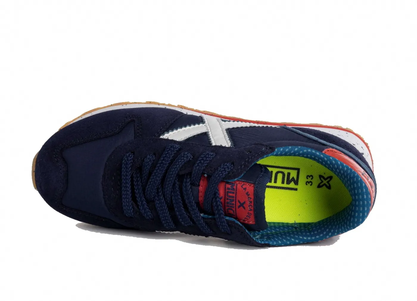 SNEAKERS MUNICH BAMBINO MINI MASSANA BLU 8208500 TG:33-38 500