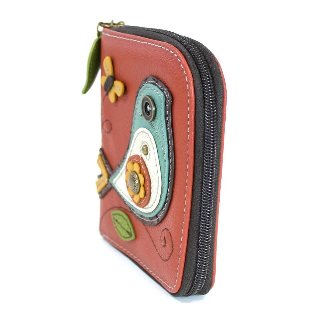 Bird Gen 2 Brick Red Wallet Zip-Around