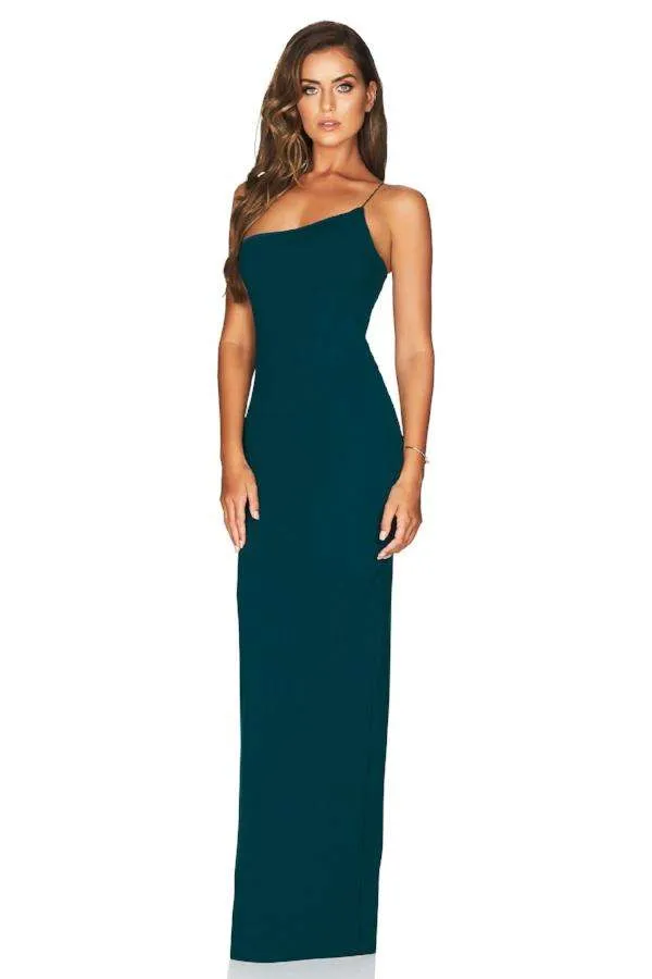 Teal Penelope Evening Gown