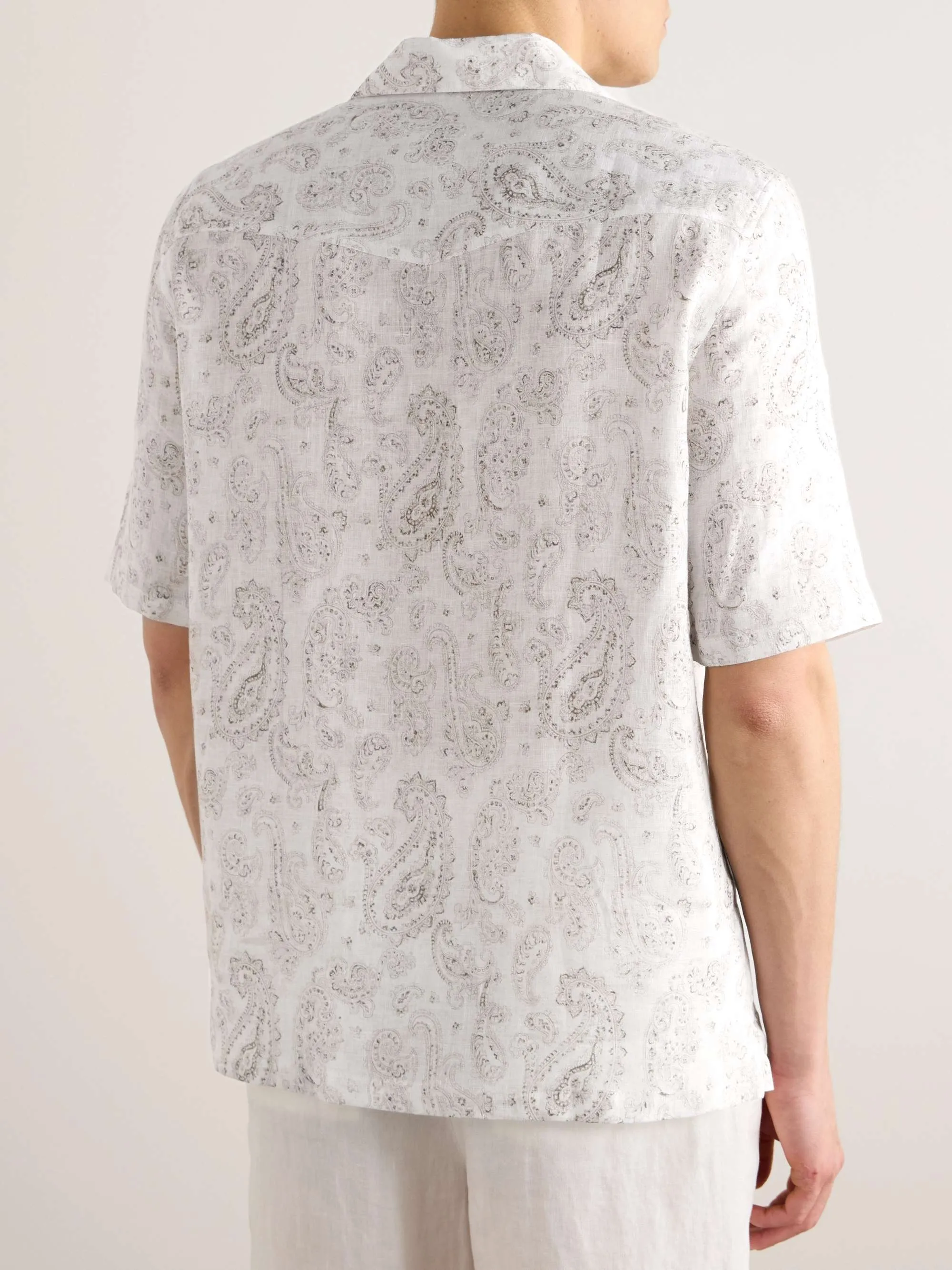 Paisley Linen Shirt