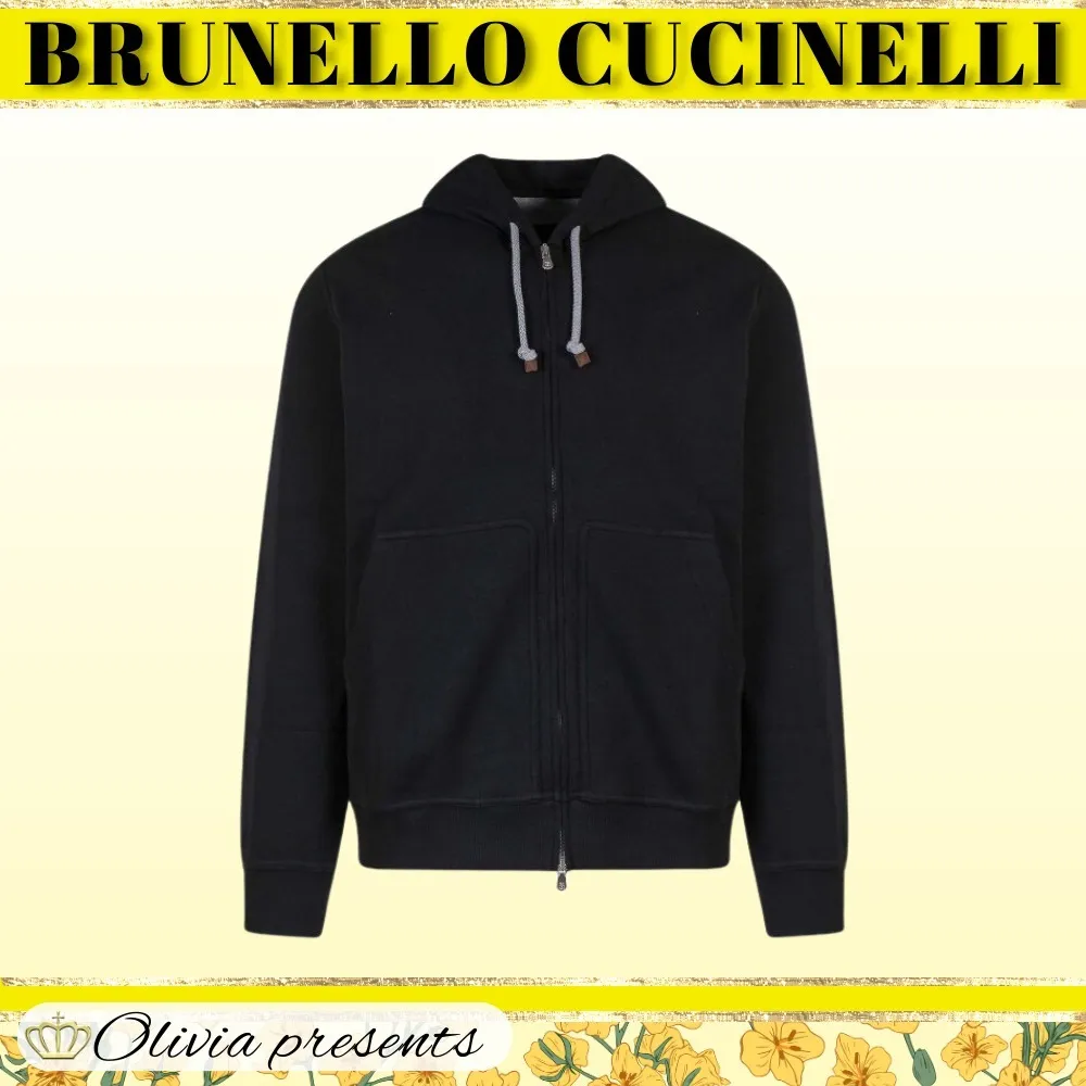 Long Sleeves Cotton Sweatshirts for Urban Style by BRUNELLO CUCINELLI