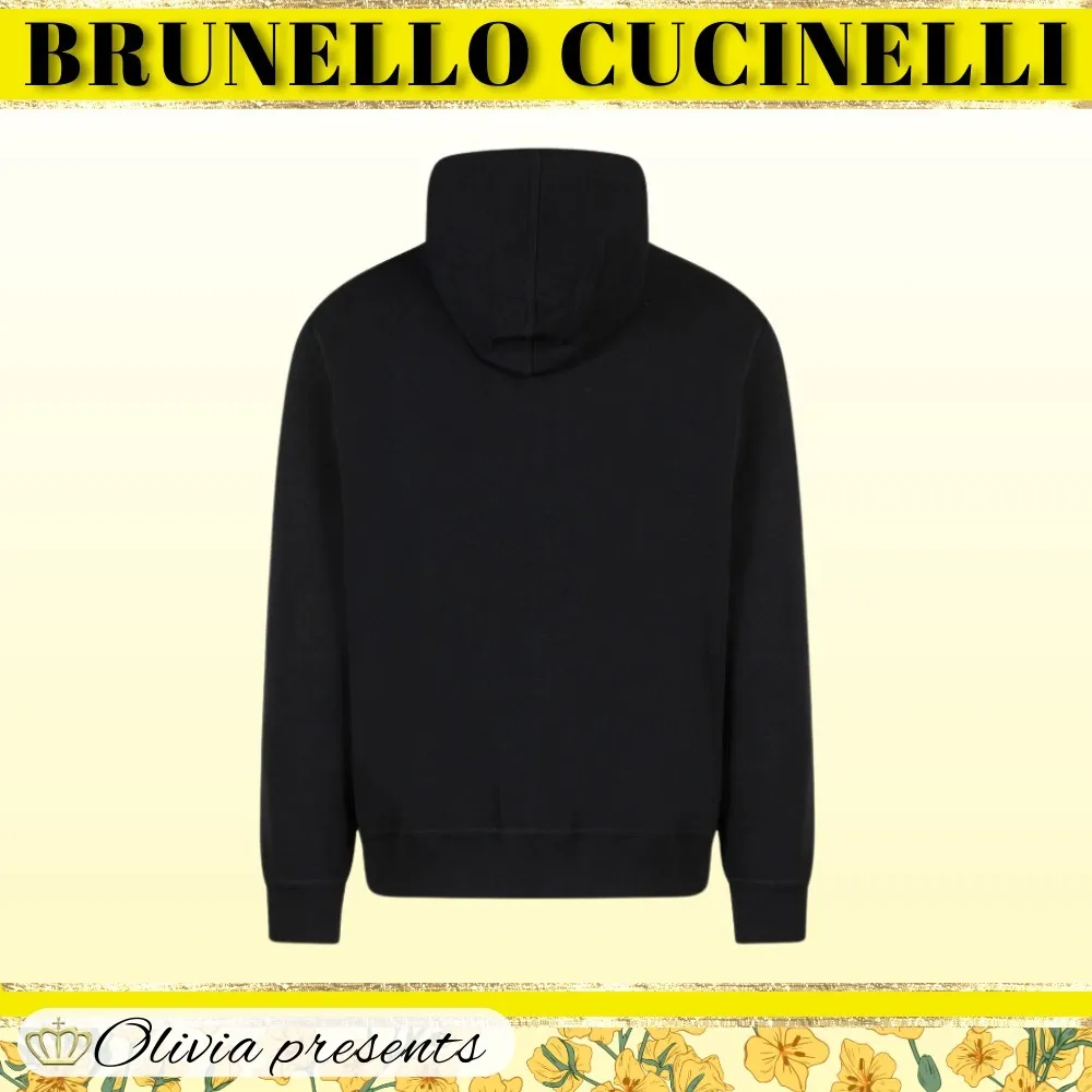 Long Sleeves Cotton Sweatshirts for Urban Style by BRUNELLO CUCINELLI