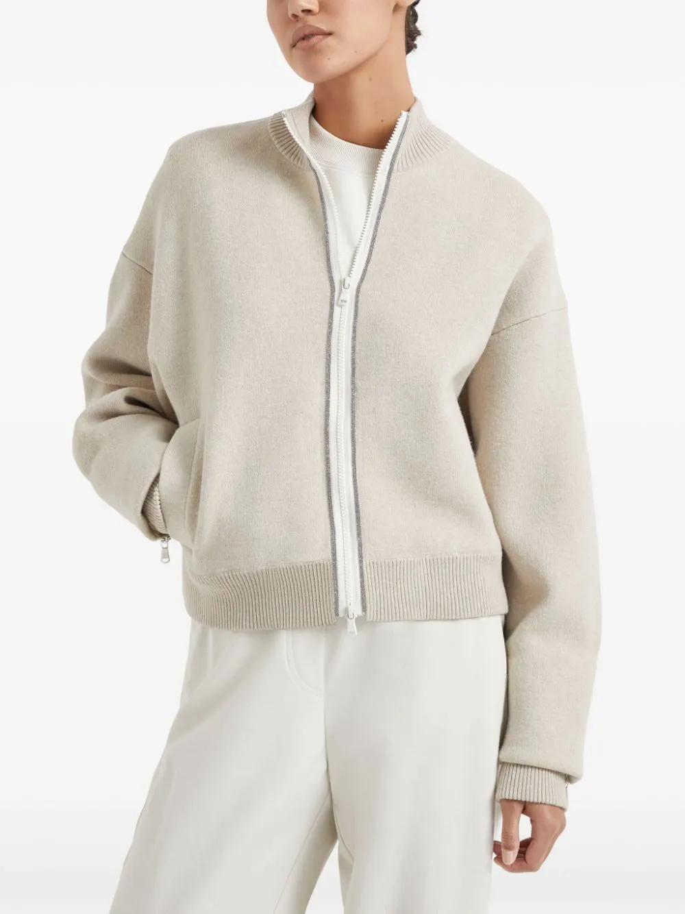 Beige Brunello Cucinelli Sweaters