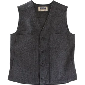 Charcoal Men's The Button Vest in 2XL Tall