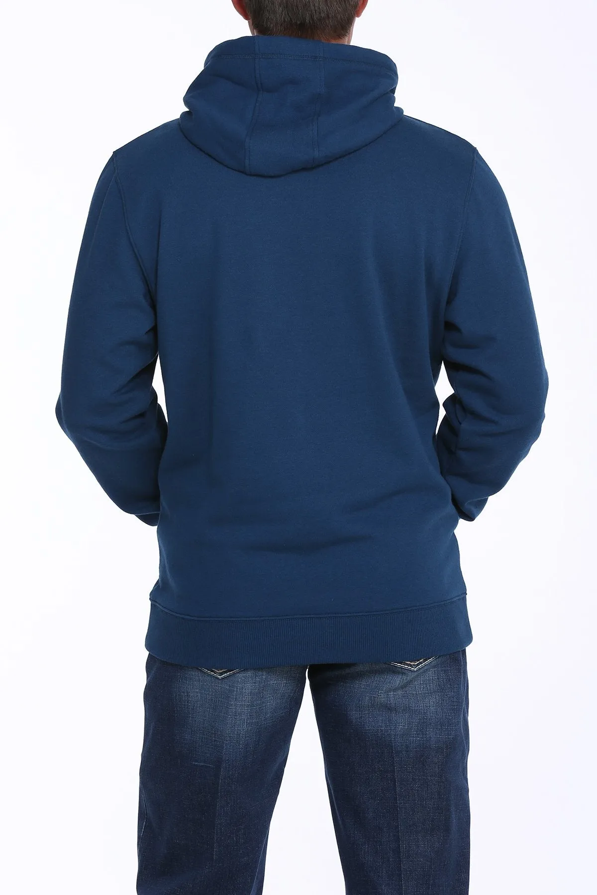 Navy Cinch Mens Logo Hoodie