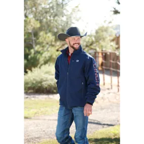 Cinch Navy Solid Bonded Jacket for Men