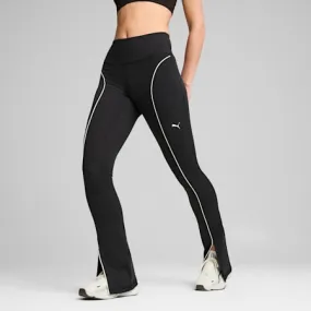 CLOUDSPUN Women High-Waist Flare Pants PUMA Black SHOP ALL PUMA