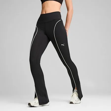 PUMA Black CLOUDSPUN Women's High-Waist Flare Pants PUMA SHOP ALL PUMA