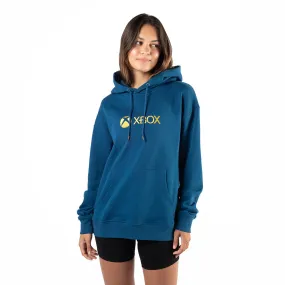 Navy Fleece Pullover in Color Blast