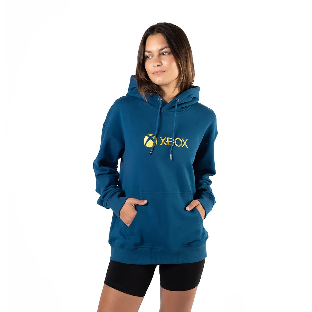 Navy Fleece Pullover in Color Blast