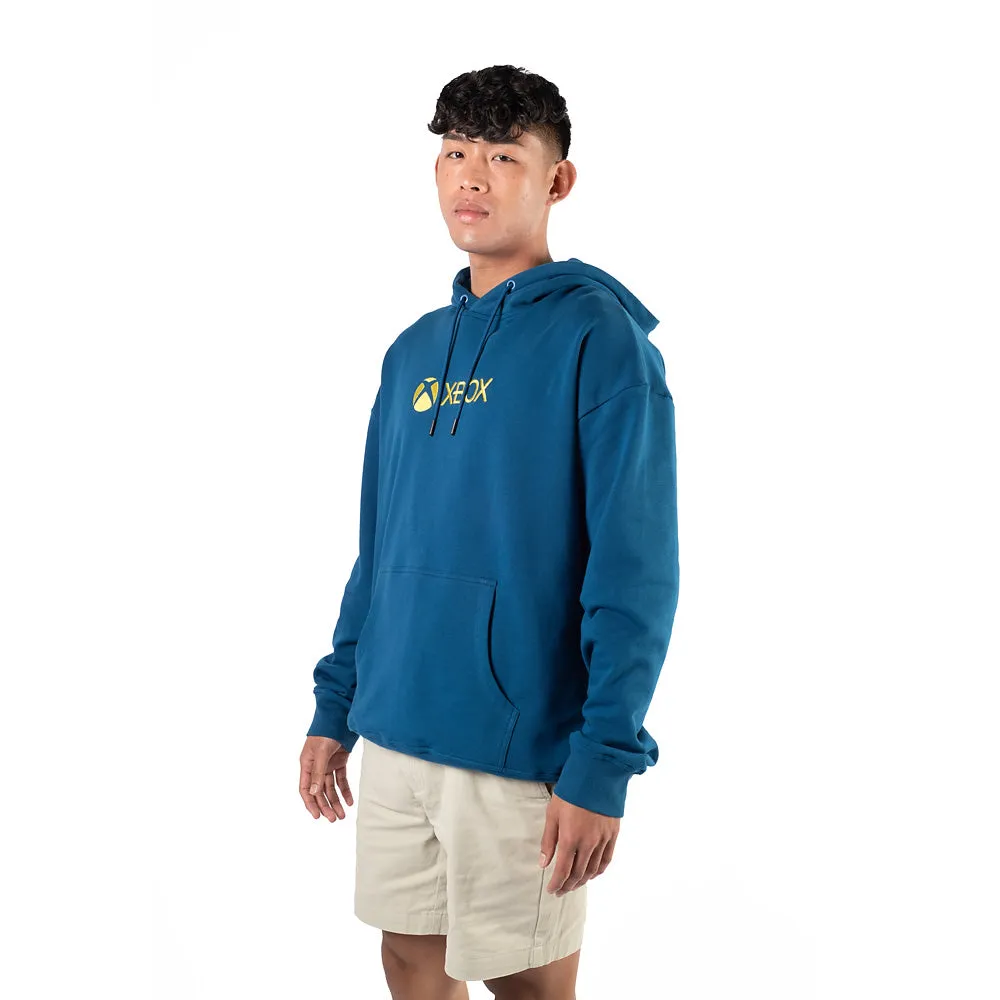 Navy Fleece Pullover in Color Blast