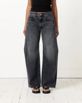 Stil Black Relaxed Long Lasso Jeans