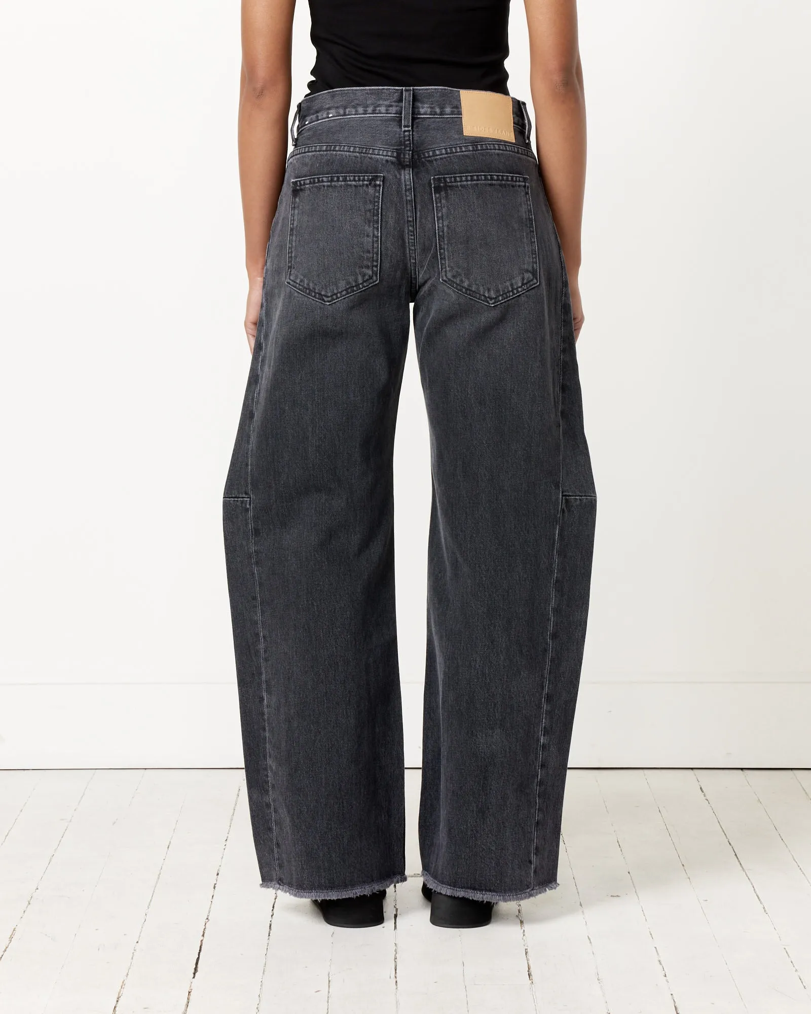 Stil Black Relaxed Long Lasso Jeans