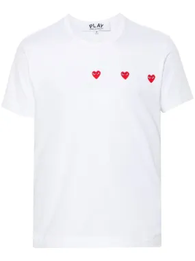 Comme Des Garcons White T-shirts Polos